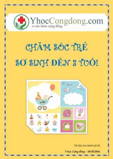 Cẩm nang chăm sóc trẻ sơ sinh đến 3 tuổi