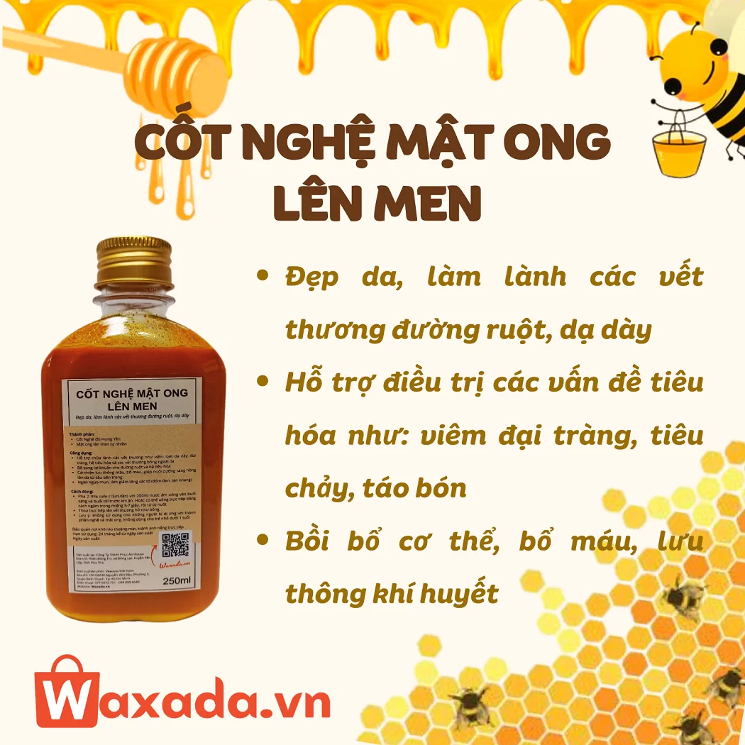 Cốt Nghệ Mật Ong Lên Men